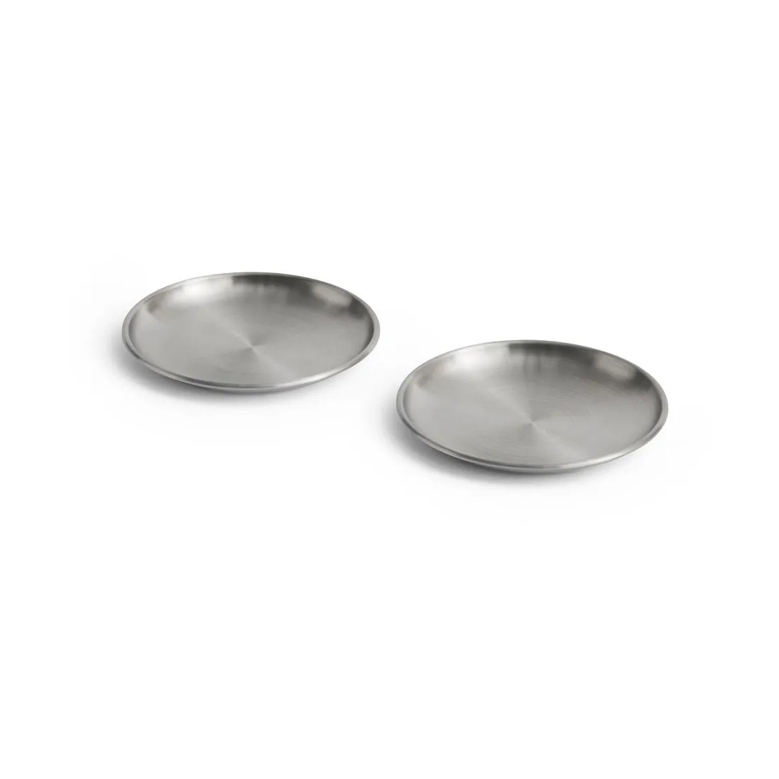 Outdoor Market plate, Stainless steel, Ø13.5 cm, 2-pack HAY
