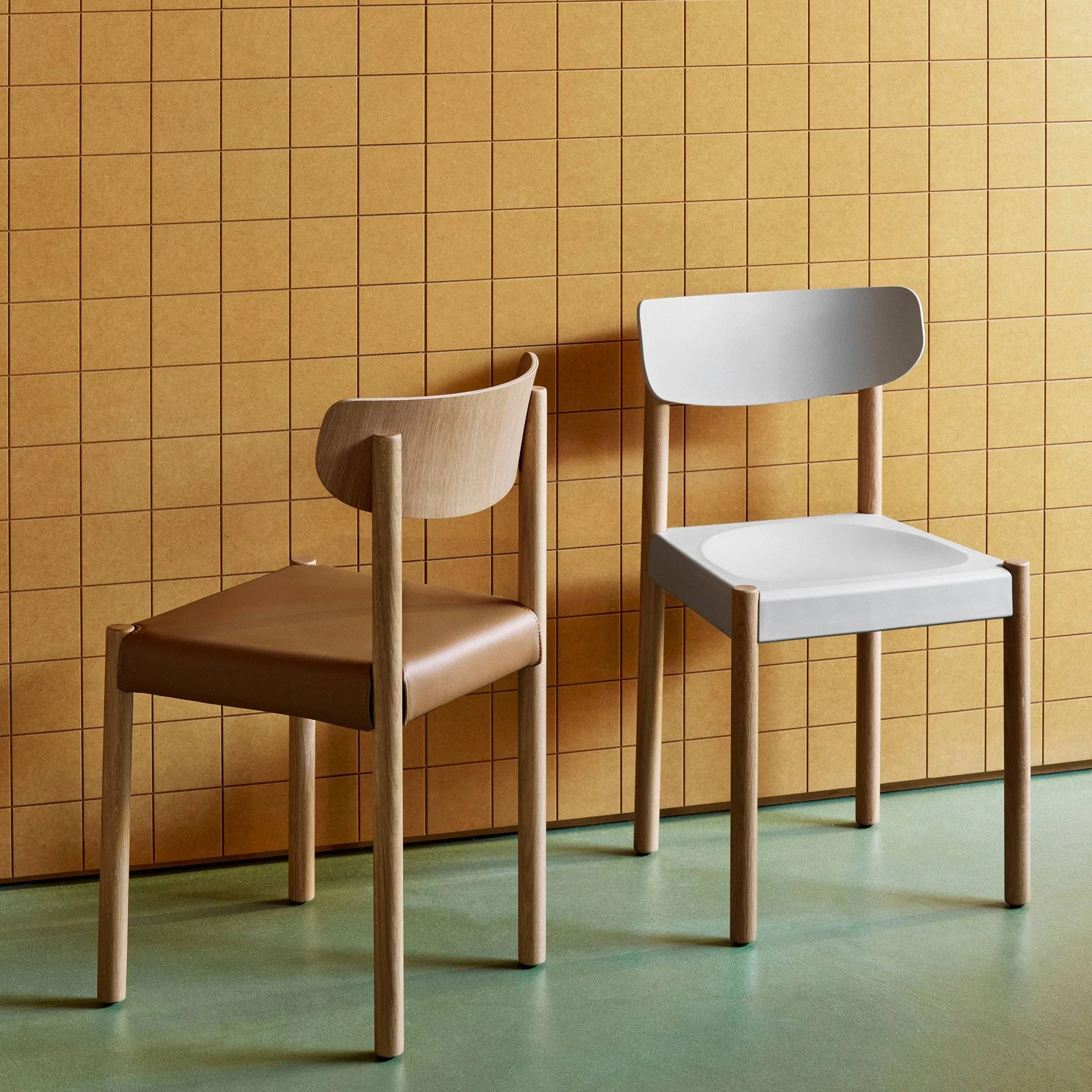 Pack Chair 11 chair, Oiled oak-Steelcut 220 HAY
