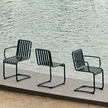 Palissade Cantilever armchair - Anthracite - HAY