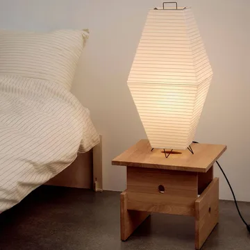 Paper Shade Prism lampshade for floor-table lamp - Classic white, 30x66 cm - HAY