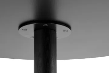 Pastis Table dining table Ø90 - Black lacquered ash - HAY