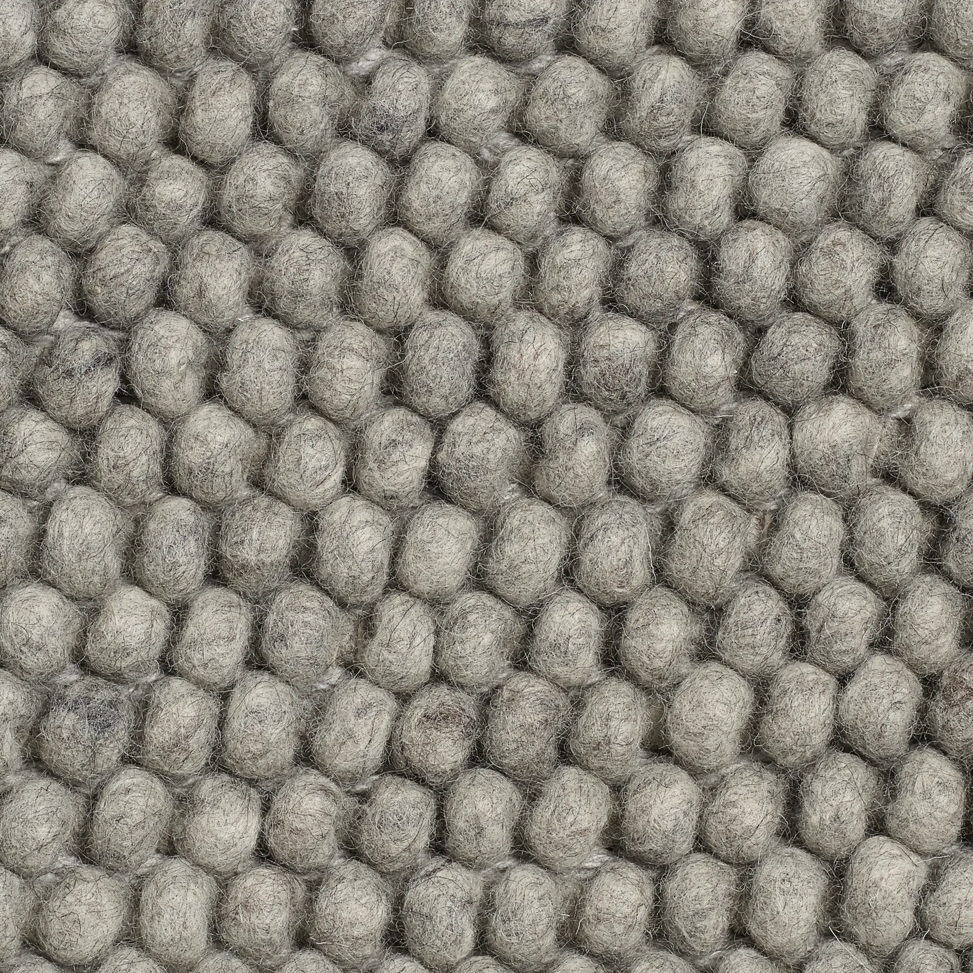 Peas wool rug 200x300 cm, Medium grey HAY
