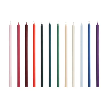Slim candles 12-pack - Multi - HAY
