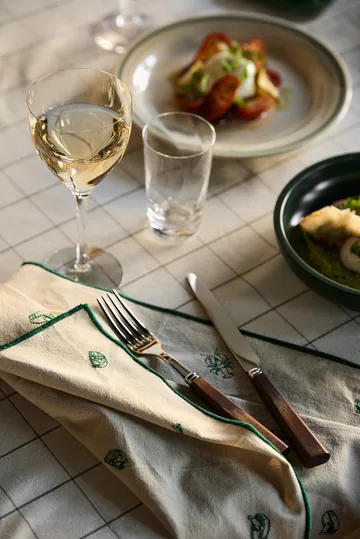 Sobremesa plate Ø24.5 cm 2-pack - Green-sand - HAY