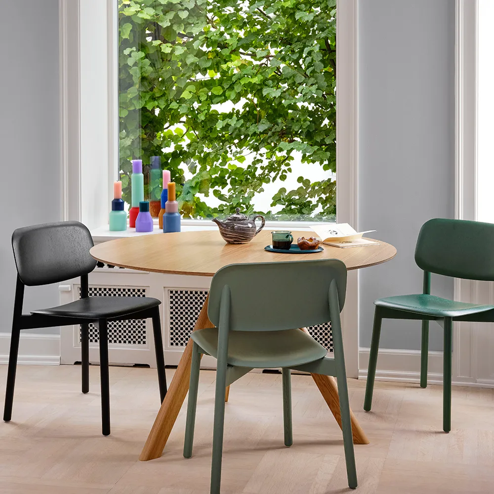 Soft Edge 60 chair, Black waterbased lacquered oak HAY