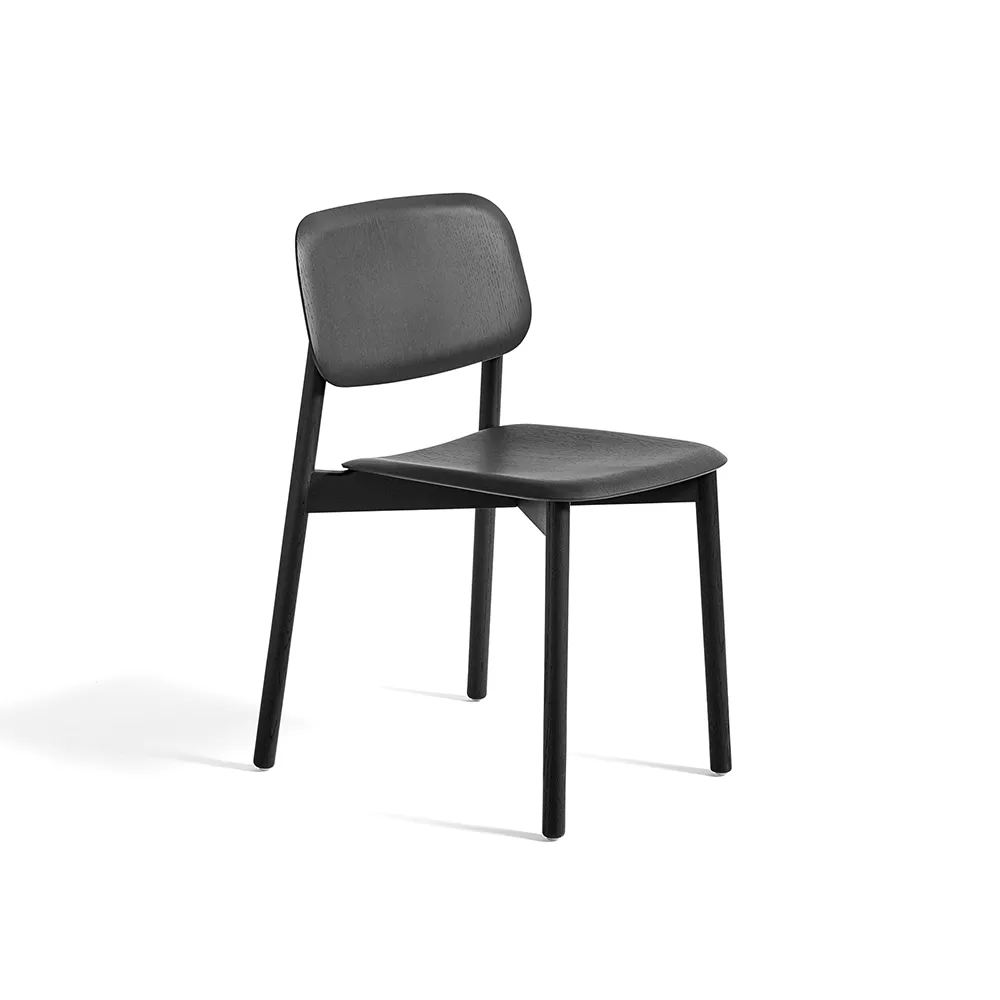 Soft Edge 60 chair, Black waterbased lacquered oak HAY