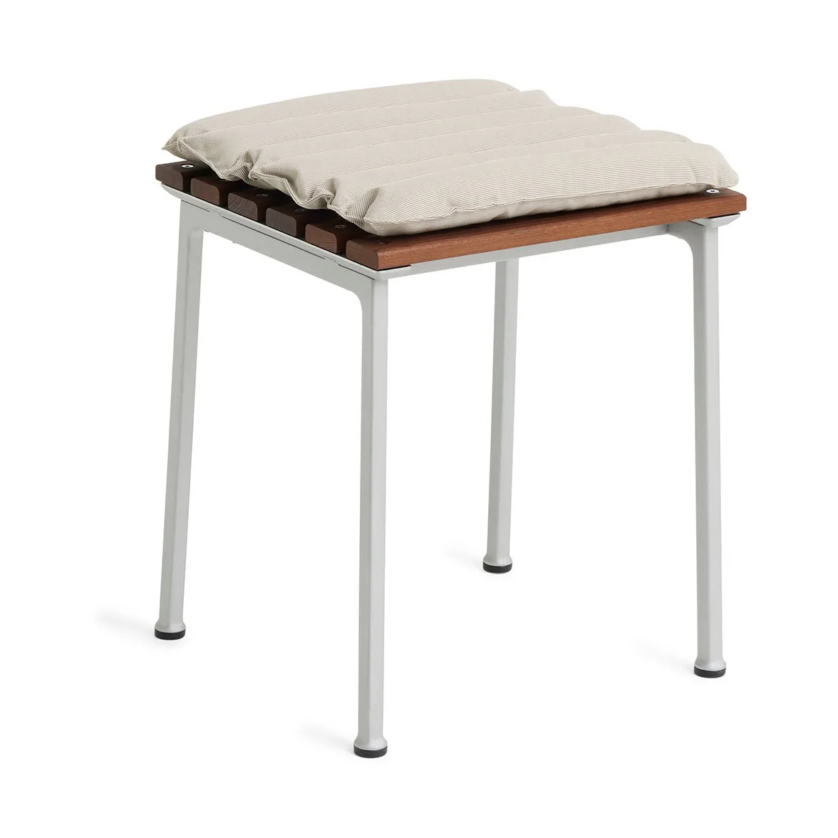 Traverse Quilted Stool seat cushion, Beige sand HAY