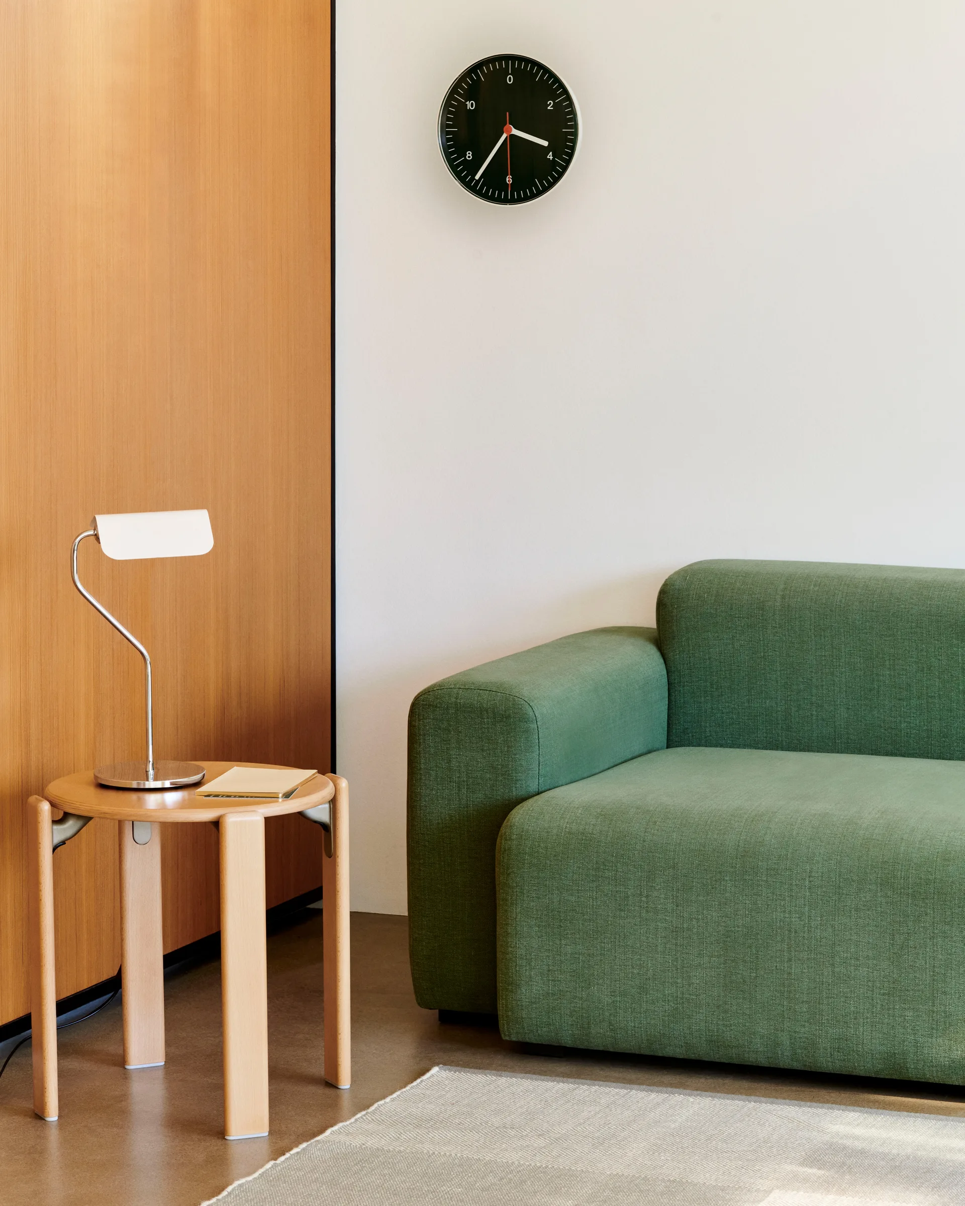 Wall Clock Ø26.5 cm, Green HAY