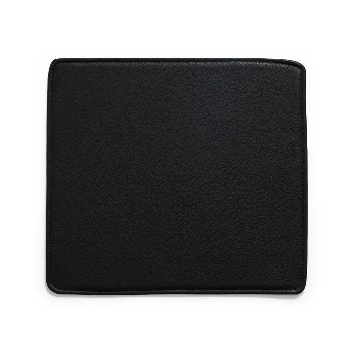 X-Line Indoor chair cushion - Black leather - HAY
