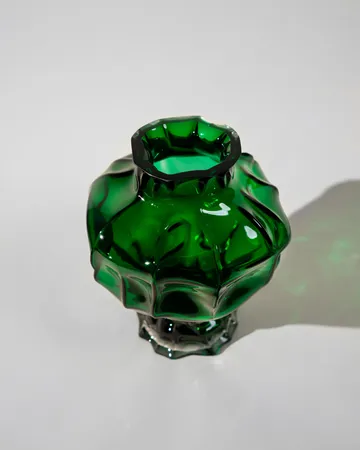 Ammonit vase 30 cm - Green - Hein Studio