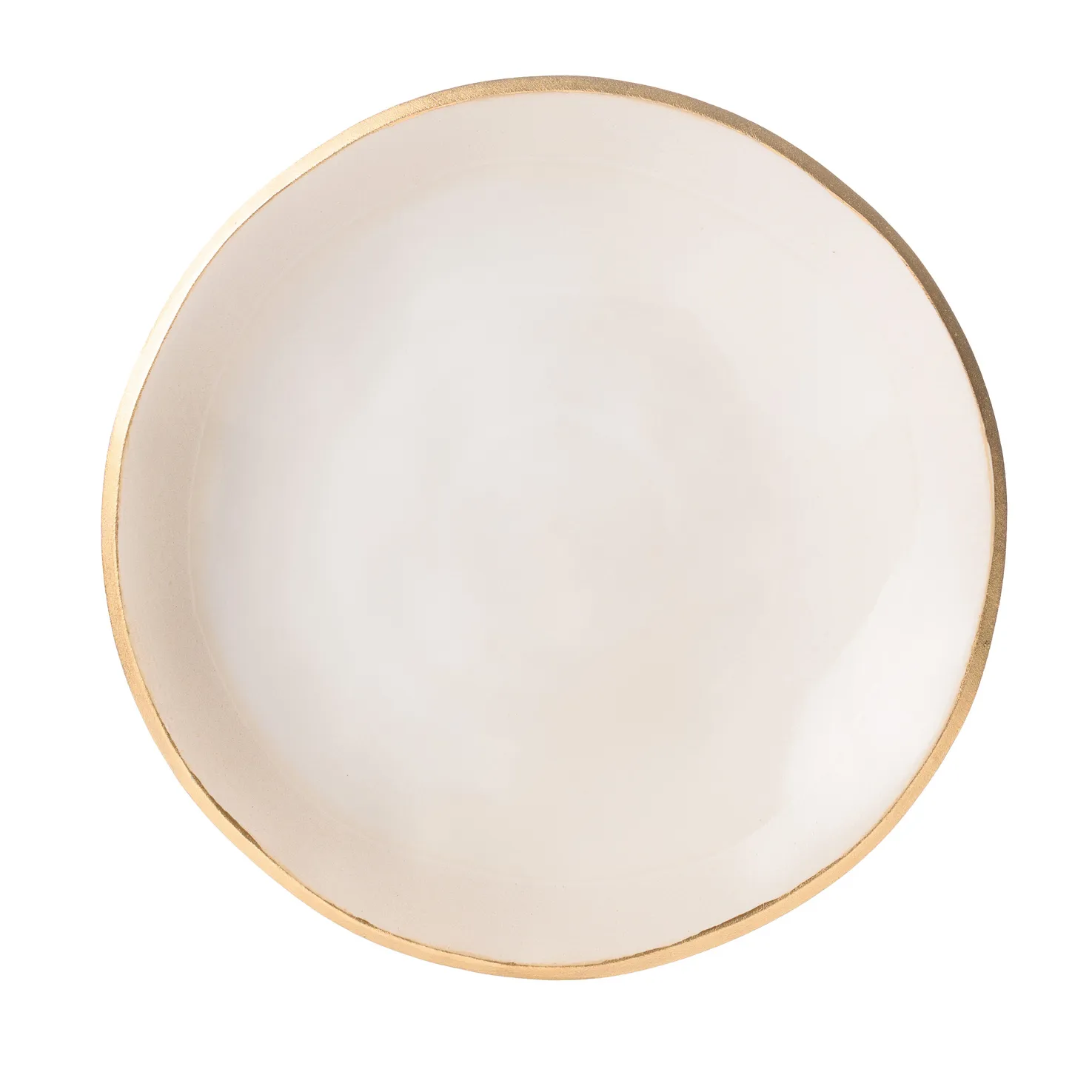 Heirol x Nosse Edge plate Ø19 cm, Gold Heirol