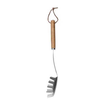 Stainless steel pasta server 34 cm - Beech - Heirol