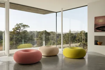 Boa pouf Ø114 cm - Oatmeal - Hem