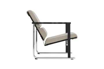 Experiment 502 lounge chair - Black-light beige - Hem