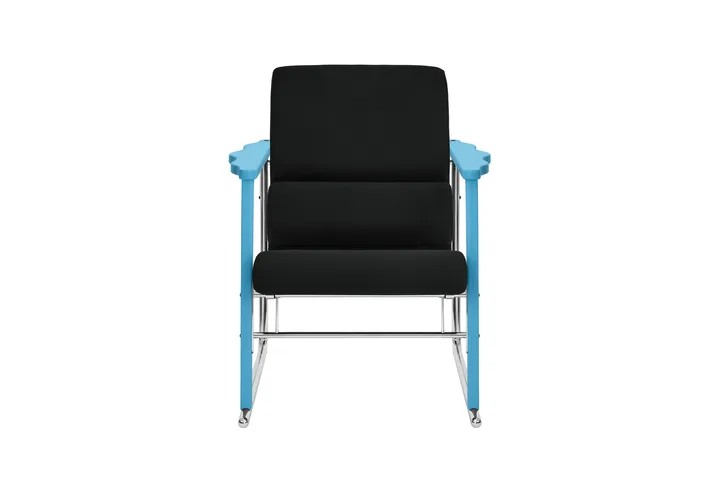 Experiment 502 lounge chair - Blue-black - Hem