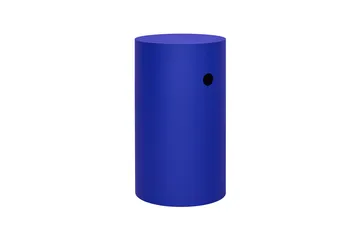 Hide pedestal Ø38x68 cm - Ultramarine blue textured - Hem