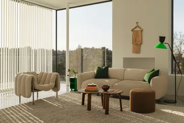 Koti 2-seater sofa 200 cm - Eggshell - Hem