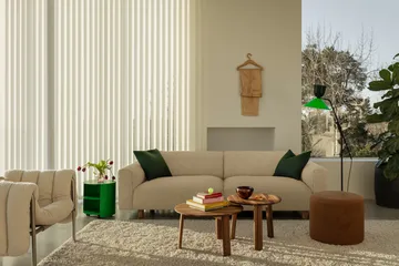 Koti 2-seater sofa 200 cm - Eggshell - Hem