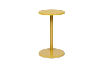 Lolly side table 56 cm - Ochre yellow gloss - Hem
