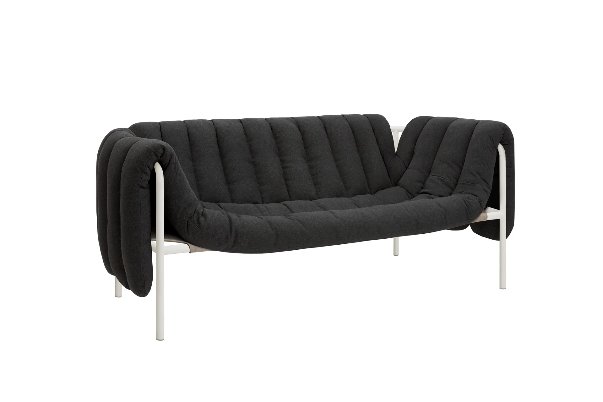 Puffy 2,5-seater sofa 205 cm, Anthracite-cream Hem