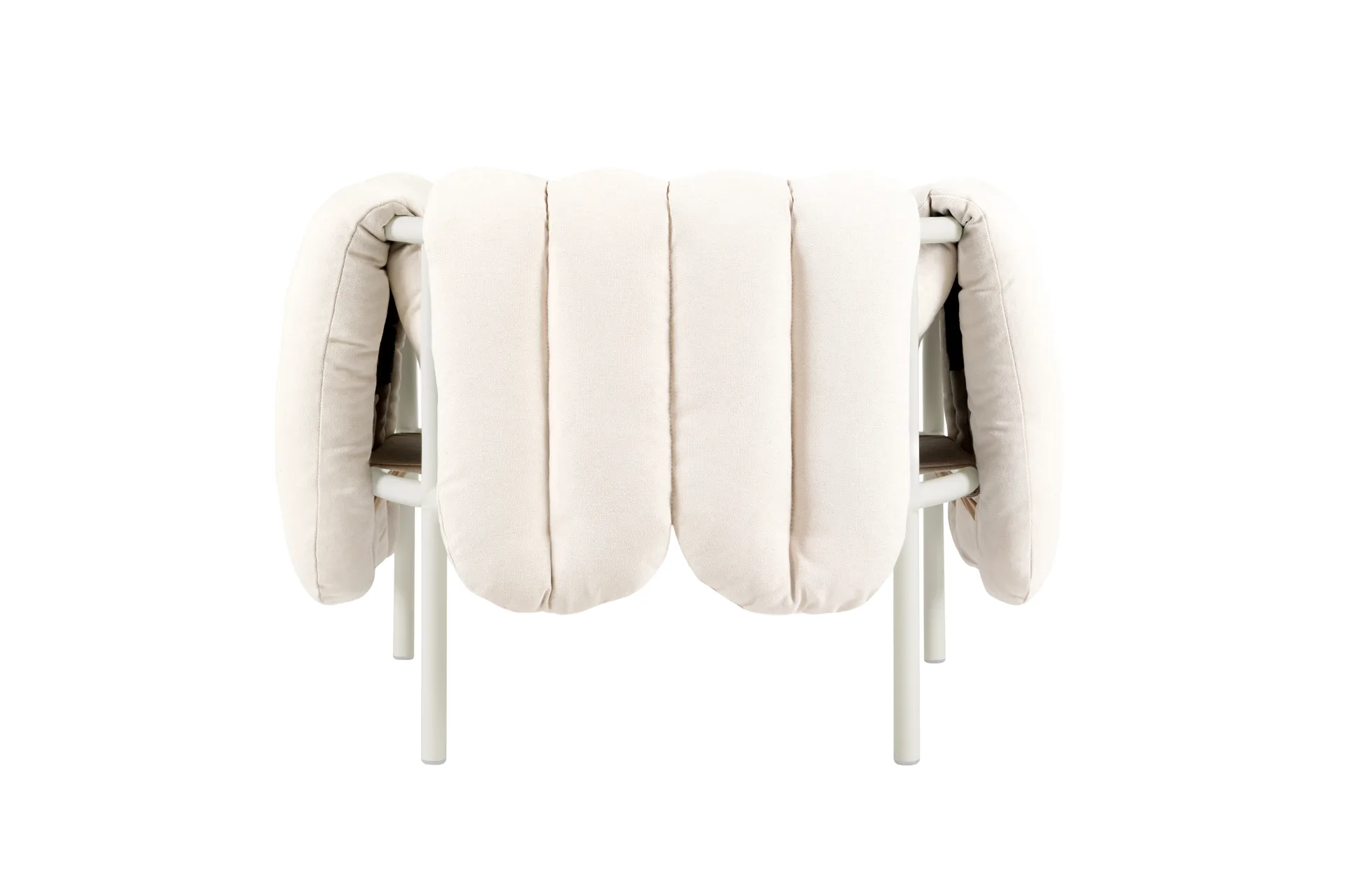 Puffy lounge chair, Natural-cream Hem