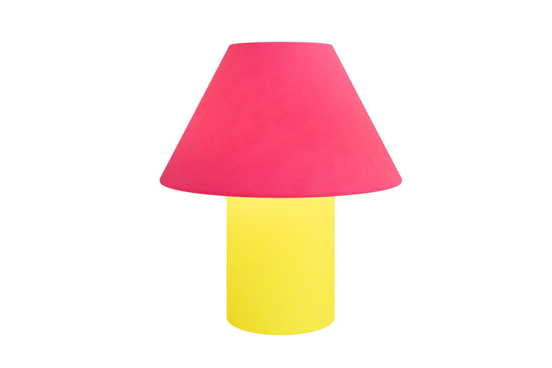 Toto table lamp Medium 47 cm, Magenta-wax yellow Hem