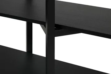 Zig Zag shelf Media 194x57 cm - Black - Hem