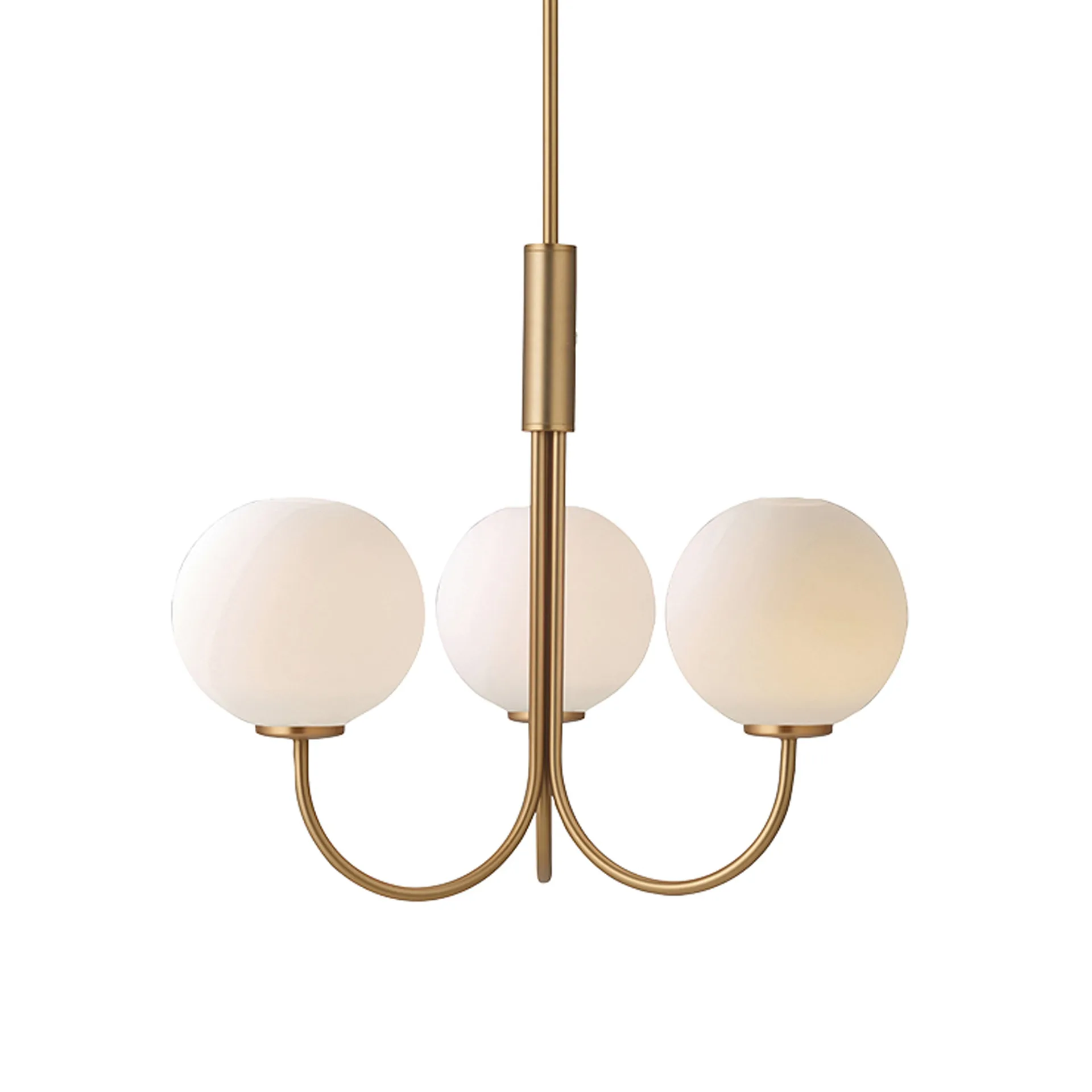 Ballon Chandelier, brass, Ø45 cm Herstal