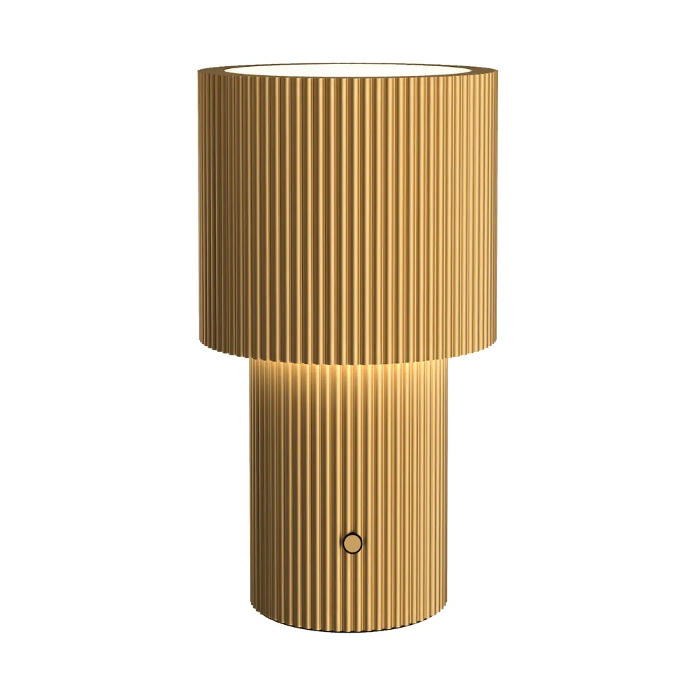 Iluma portable table lamp, Gold Herstal