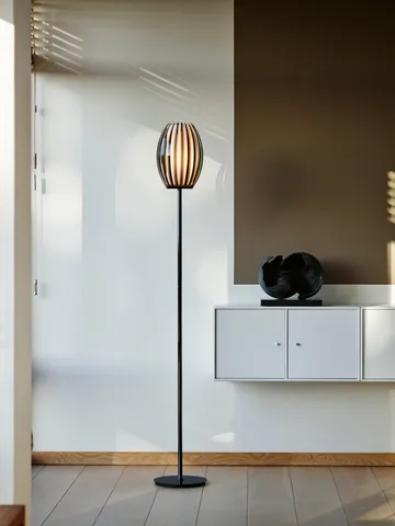 Tentacle floor lamp 165 cm - Black-Smoked - Herstal