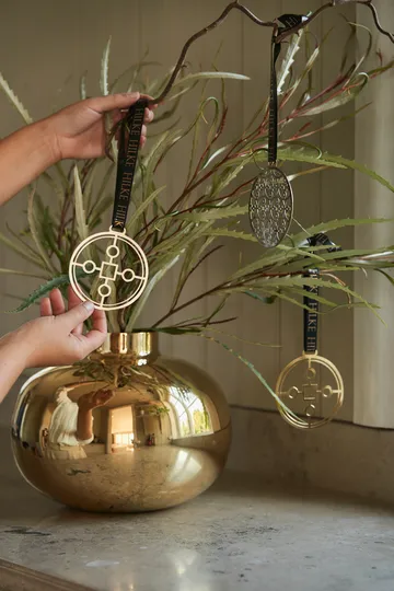 Amico vase Ø29 cm - Solid brass - Hilke Collection