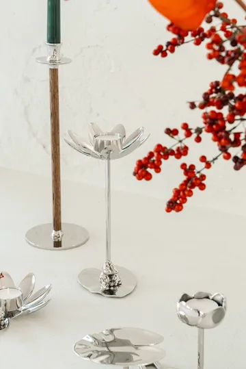 Hilke X Mumin Little My candle holder - Nickel-plated brass - Hilke Collection