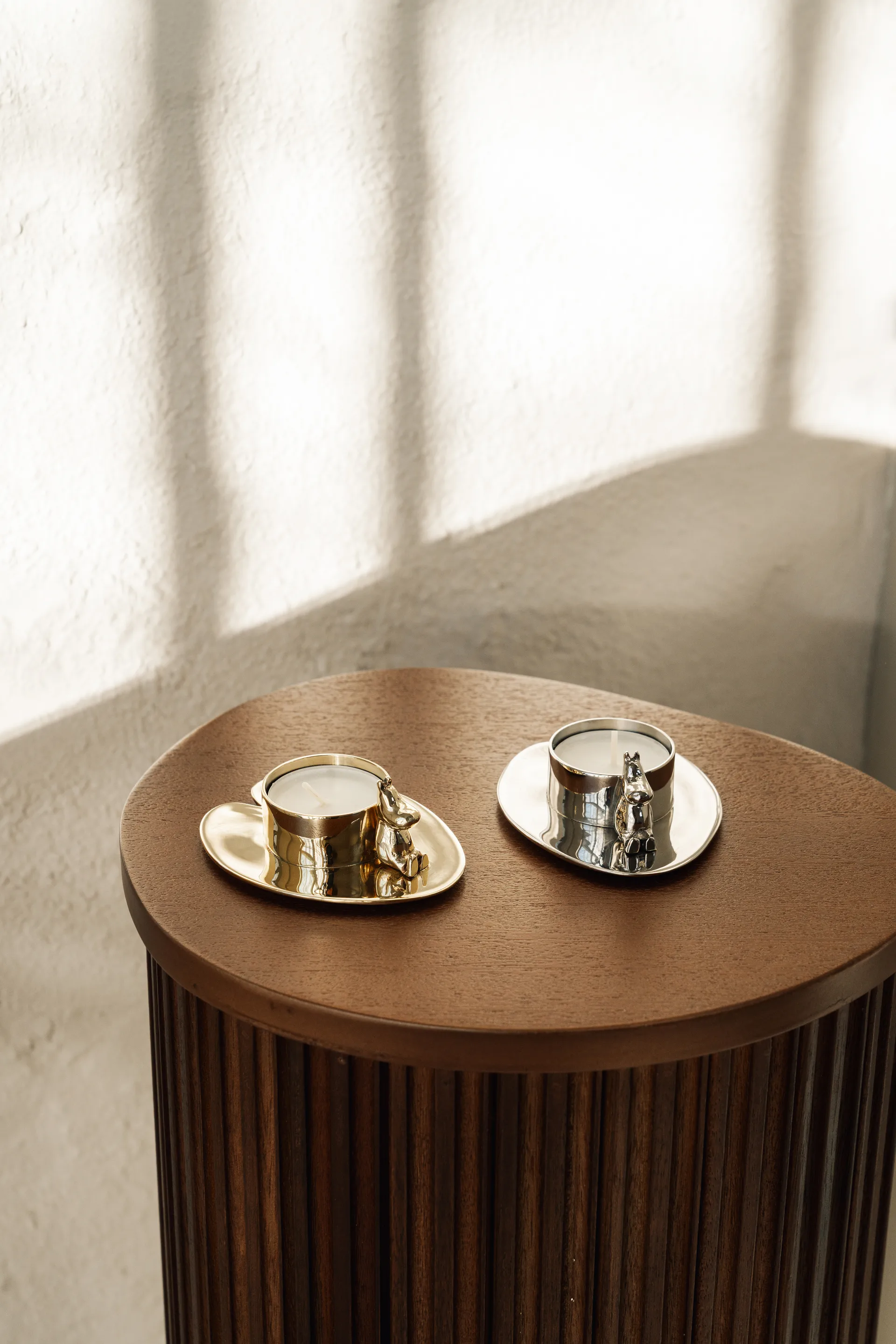 Hilke X Mumin No.3 candlestick, Nickel-plated brass Hilke Collection