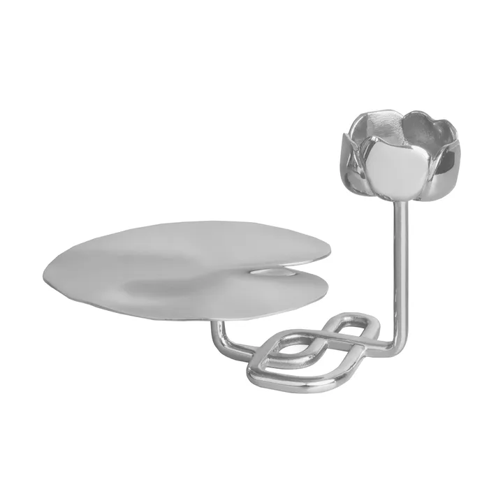 Ninfea No.2 candlestick - Nickel-plated brass - Hilke Collection