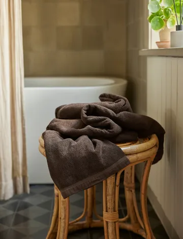 Lina towel chocolat - 100x150 cm - Himla