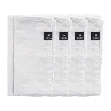 Sunshine napkin 4-pack - white - Himla