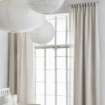 Twilight curtain with veckband 140x290 cm - fog - Himla