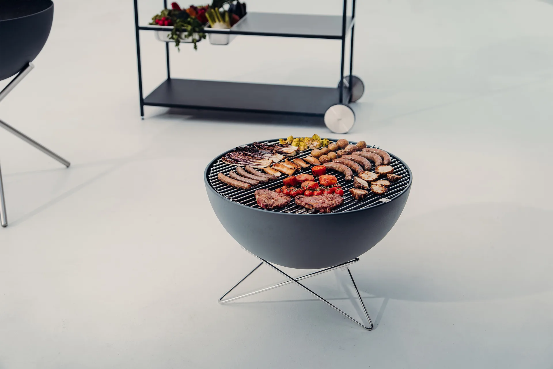 BOWL 70 grill grate, Silver Höfats