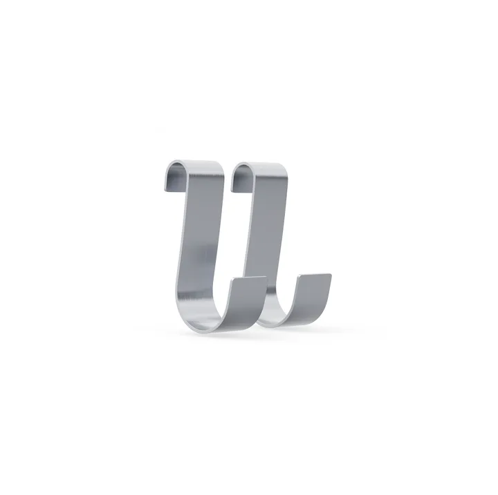 BOWL coat hook - Silver, 2-pack - Höfats