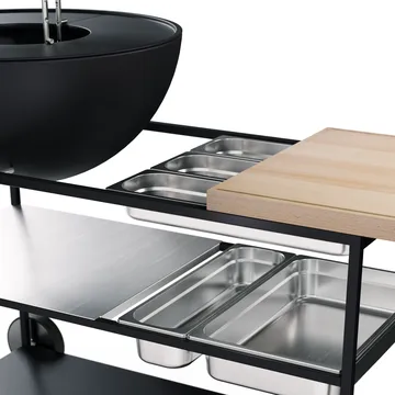 FIRE KITCHEN storage boxes - Stainless steel, 5 pieces - Höfats