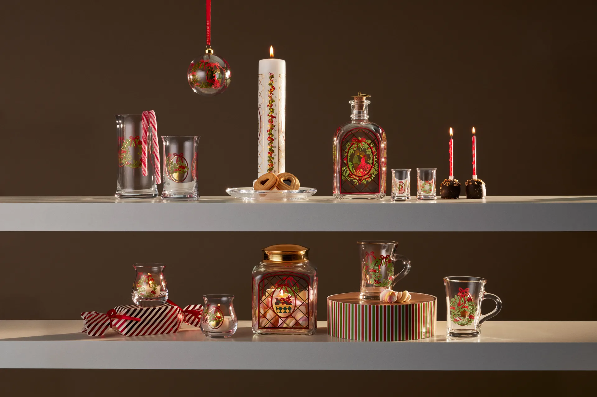 Holmegaard Christmas snaps glass 2-pack, 2025 Holmegaard