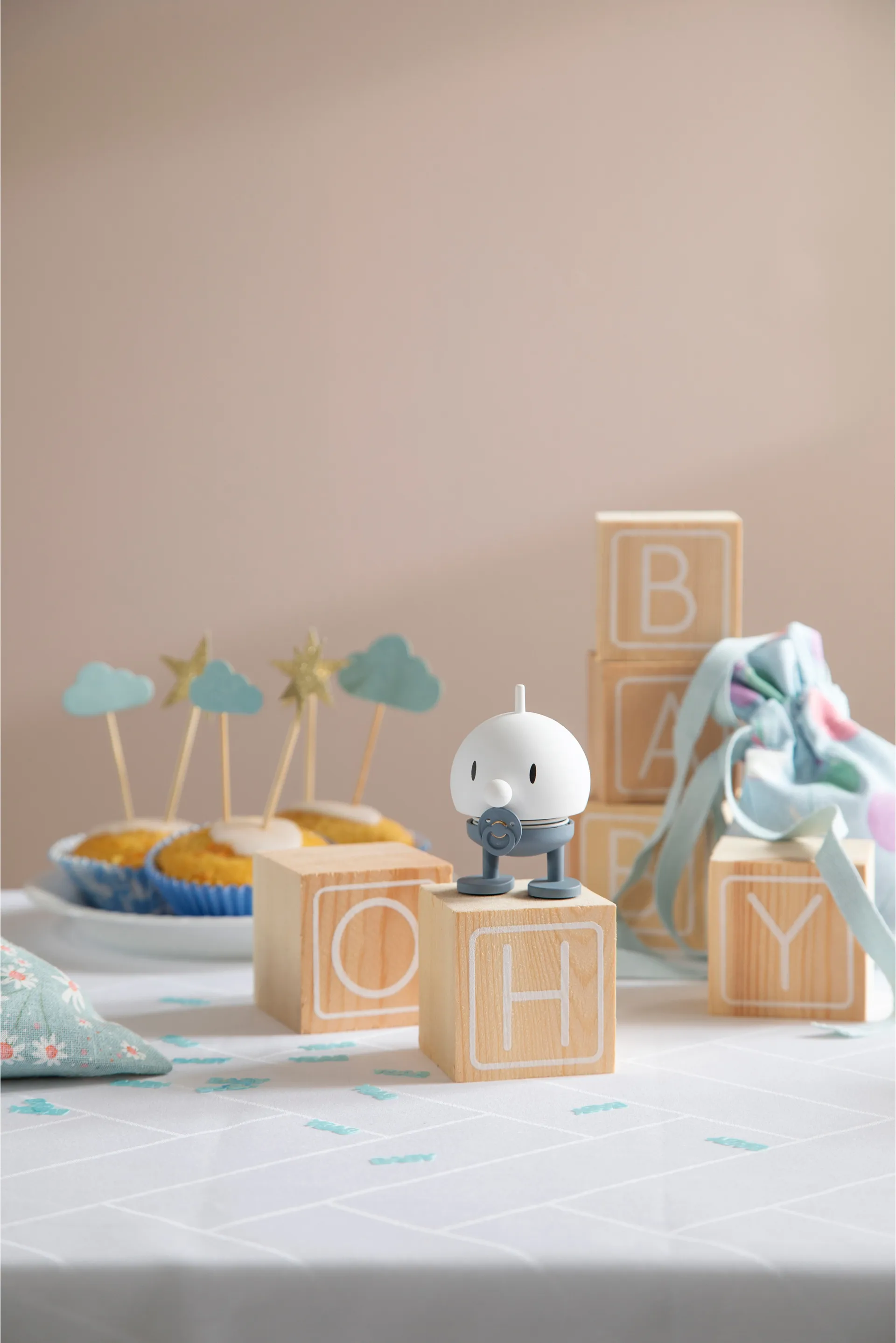 Hoptimist Baby Bumble S figure, Blue Hoptimist