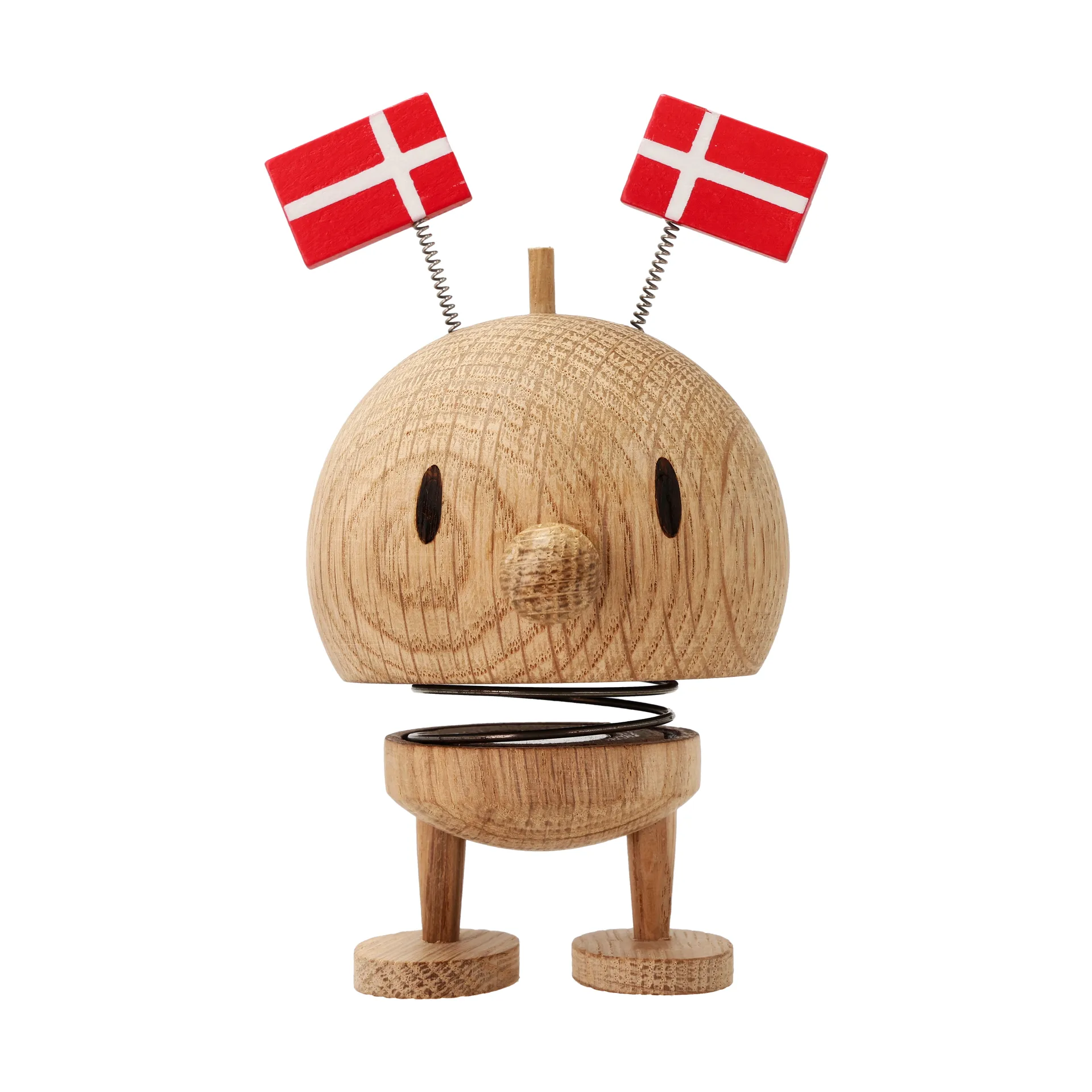 Hoptimist Celebration Bumble figurine, M, raw oak Hoptimist