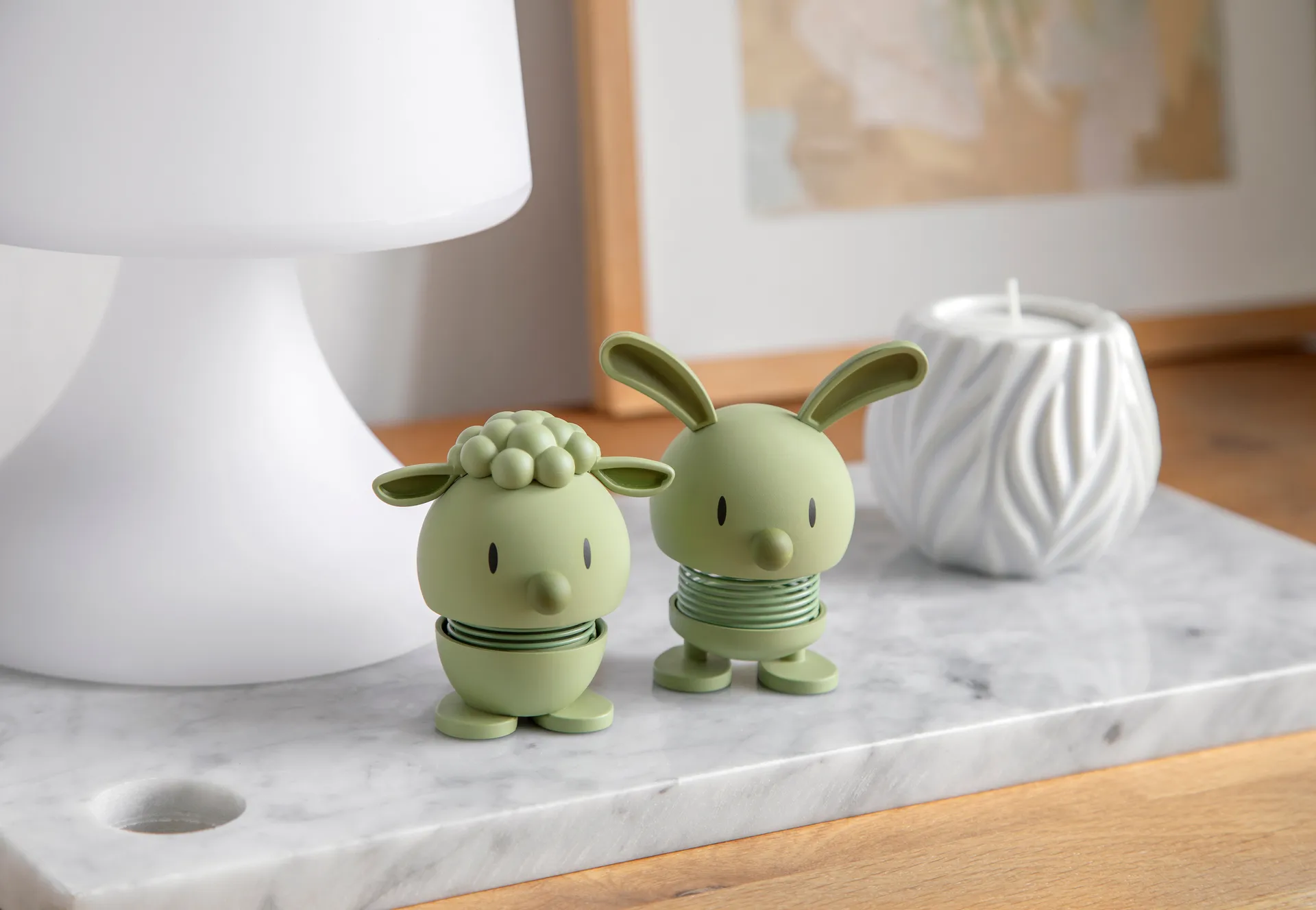 Hoptimist Soft Lambert S figure, Olive Hoptimist
