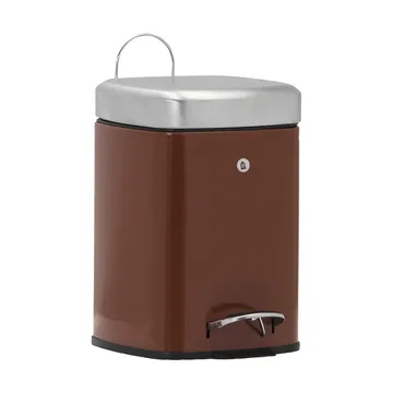 Black waste bin - Terracotta, 20.5×27.5×29.5 cm - House Doctor