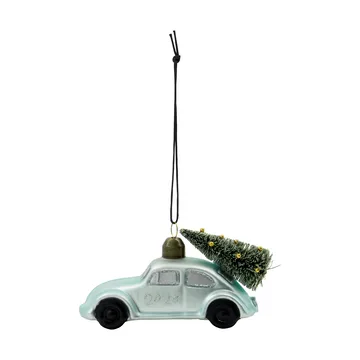 Car Christmas ornament - Light blue, 2026 - House Doctor