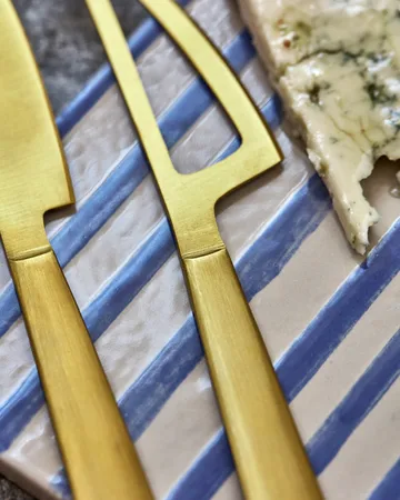 Cheese knives 3 pieces - Golden - House Doctor