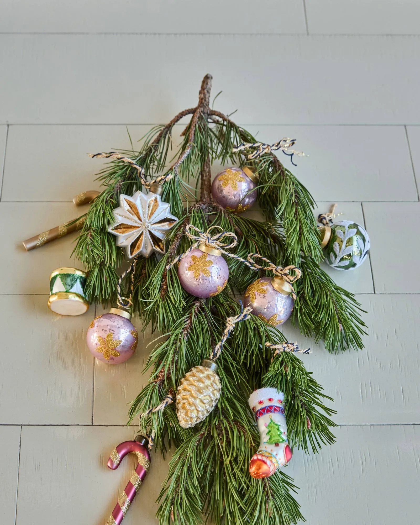 Fiore Christmas bauble 4-pack, Pink House Doctor