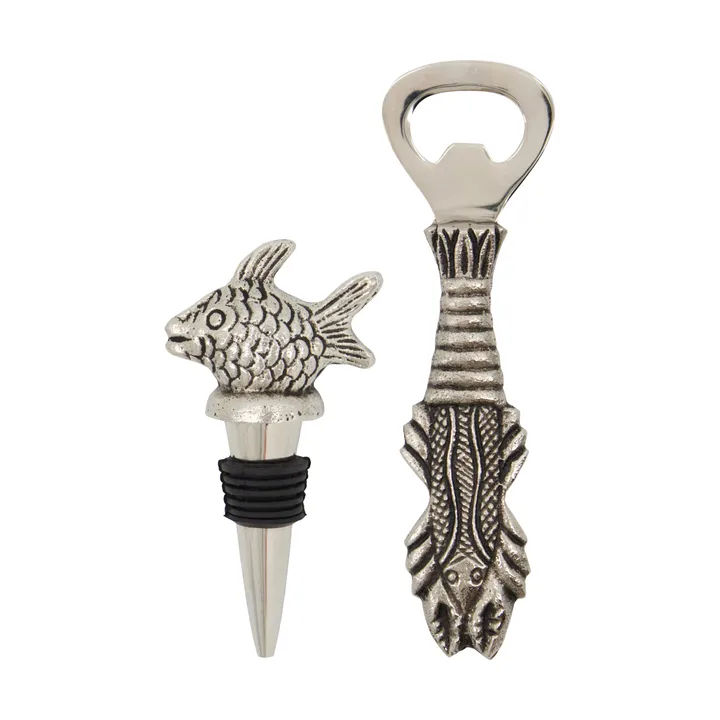 Fish bar set 2 pieces - Antique silver - House Doctor