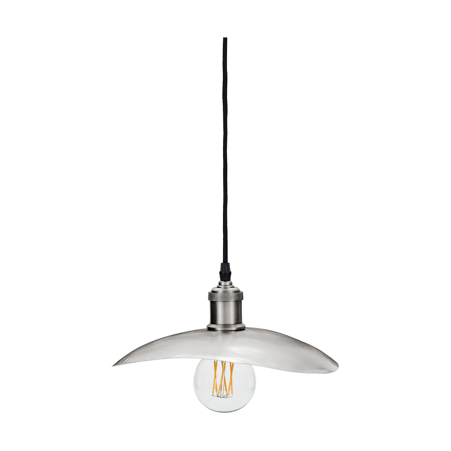 Hatt lampshade 13x14 cm, Brushed silver, 28x30x4.5 cm House Doctor
